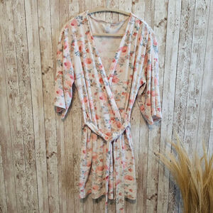 Women's flora Floral Robe S Pink